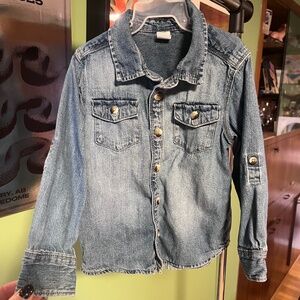 Jean button up